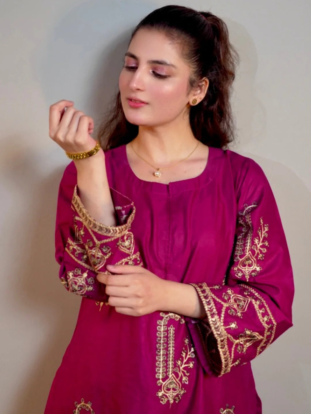 Amber Embroidered 3-Piece