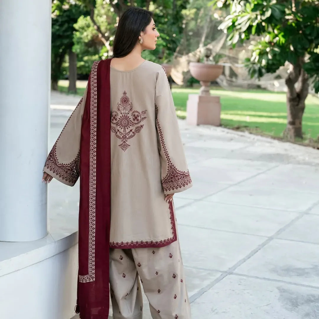 Zara Embroidered 3pcs
