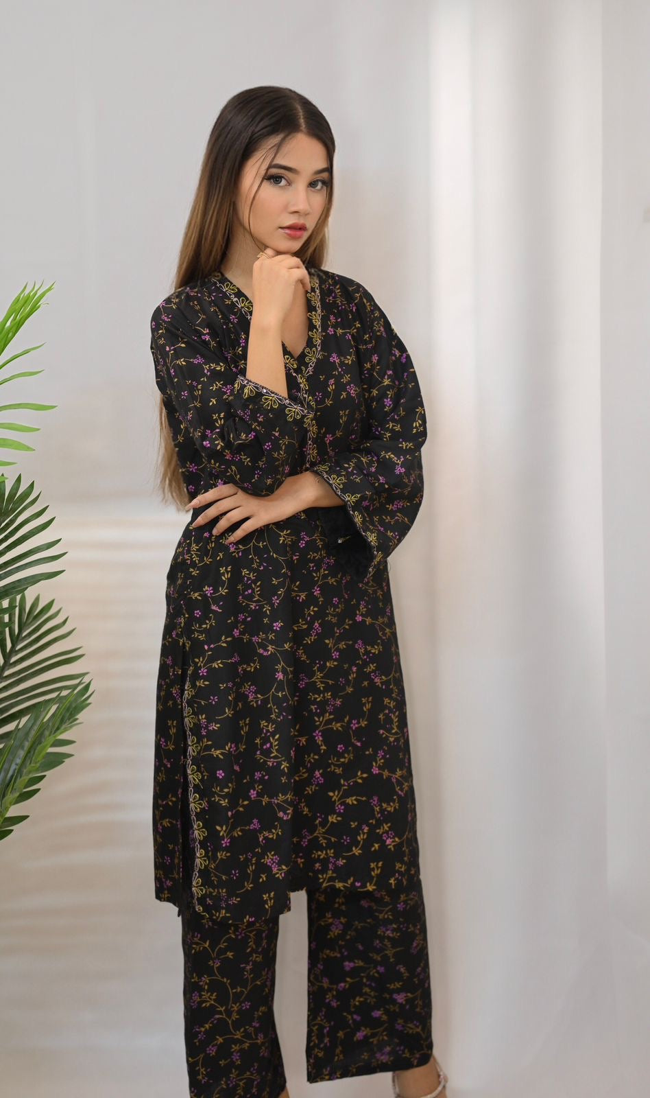 Winter MIDNIGHT GOLD - 2PC PRINTED SET