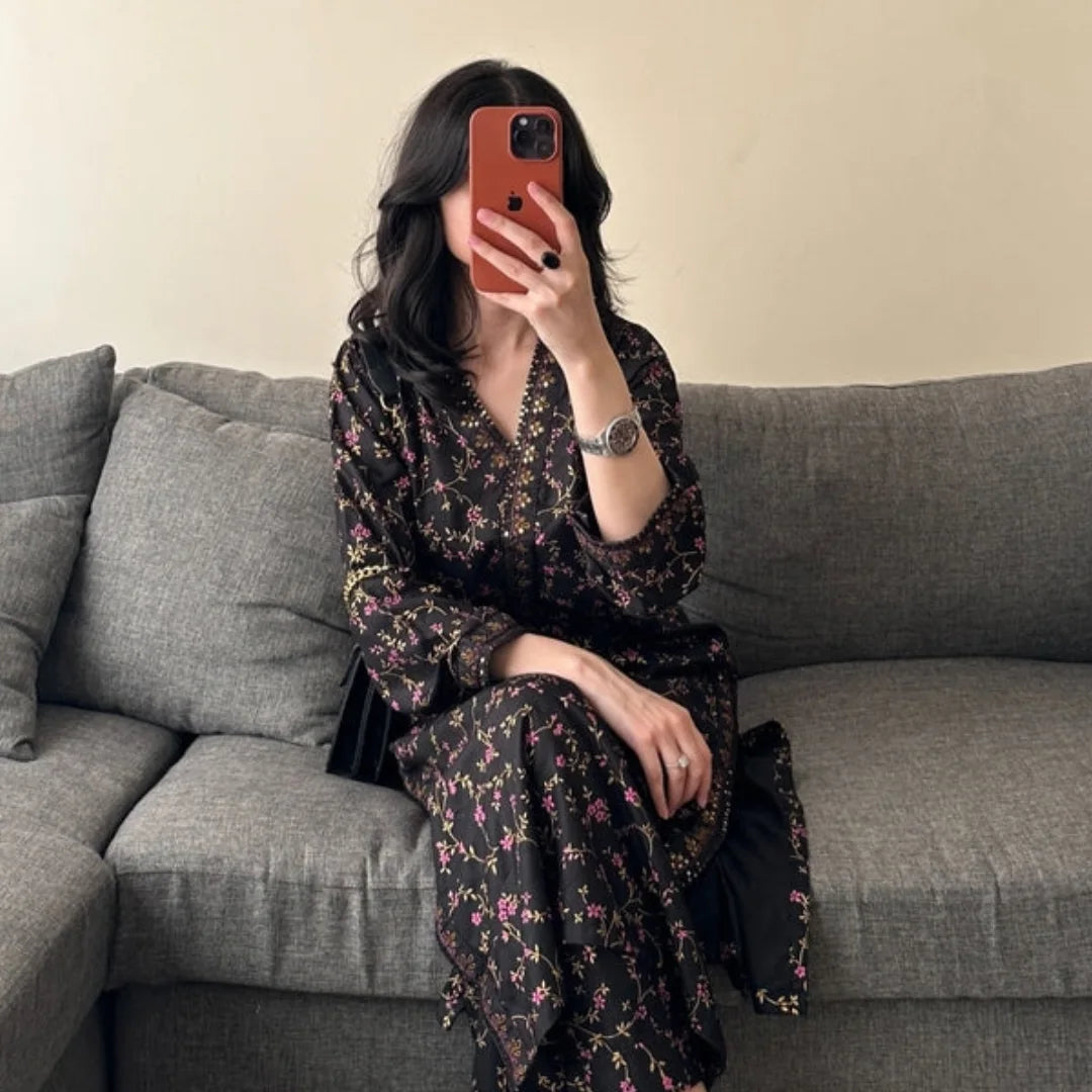 MIDNIGHT GOLD - 2PC PRINTED SET