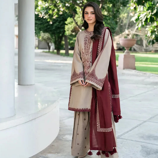 Zara Embroidered 3pcs