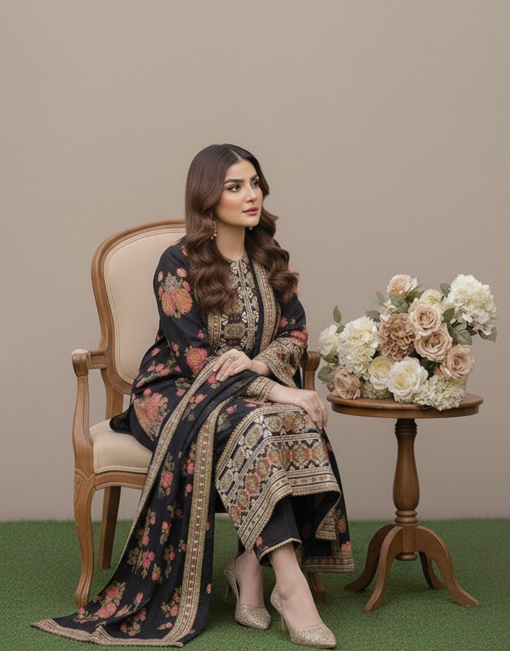BEST SELLING - GULNAZ LUXURY-3 PC SUIT