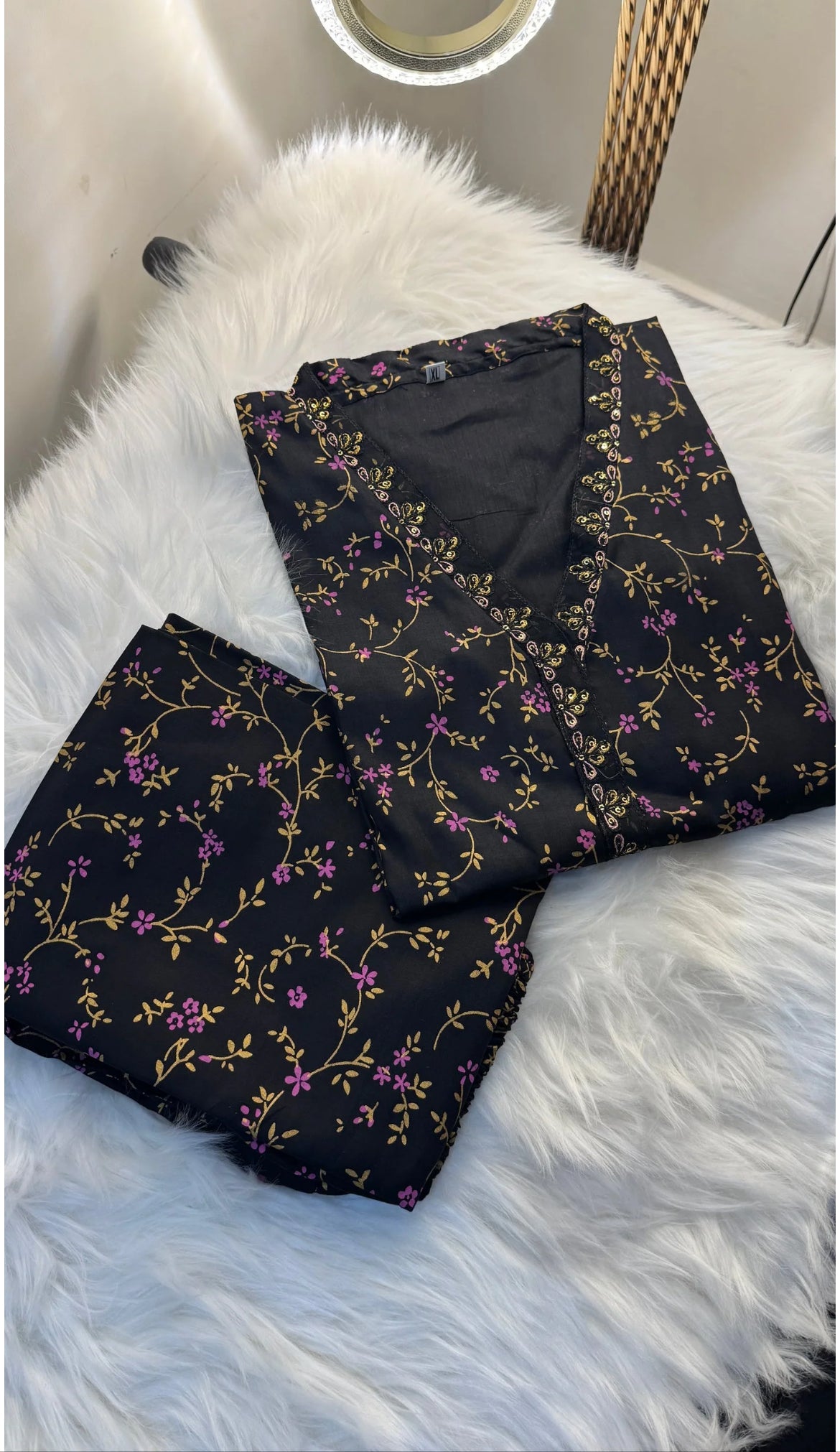 MIDNIGHT GOLD - 2PC PRINTED SET