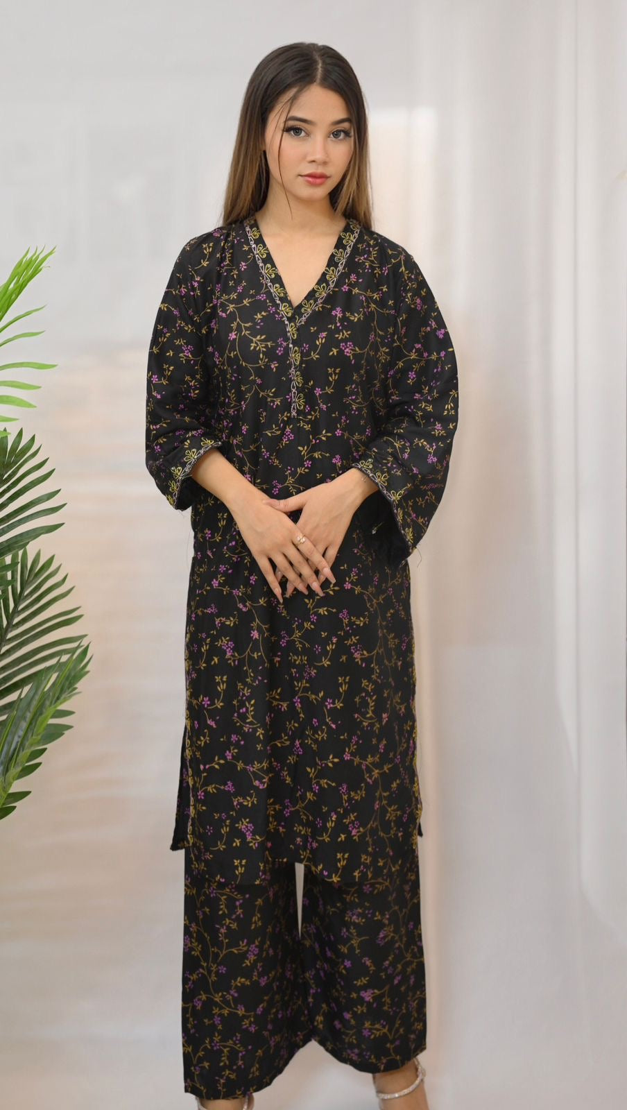 Winter MIDNIGHT GOLD - 2PC PRINTED SET