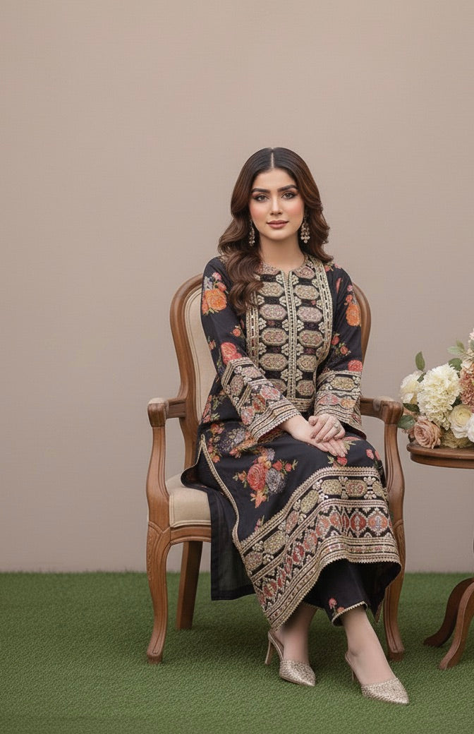 BEST SELLING - GULNAZ LUXURY-3 PC SUIT